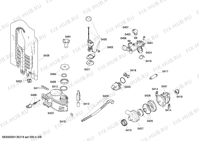 Схема №2 CG344J9 с изображением Инструкция по эксплуатации для посудомойки Bosch 00542031