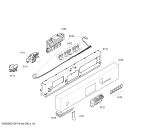 Схема №2 SRI45T25EU с изображением Передняя панель для посудомоечной машины Bosch 00662289