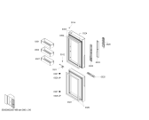 Схема №2 KA96FSG0TI Added Value с изображением Дверь для холодильника Siemens 00718682