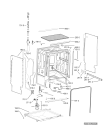 Схема №1 GSU 61203 DI A+ IO с изображением Панель для посудомойки Whirlpool 481010558621