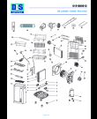 Схема №1 PAC N120 с изображением Обшивка для кондиционера DELONGHI NE1735