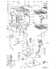Схема №1 ADG 6560 WH с изображением Панель для электропосудомоечной машины Whirlpool 481245372758