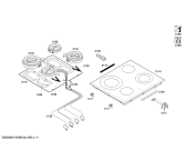 Схема №1 B9896A с изображением Стеклокерамика для плиты (духовки) Bosch 00477290