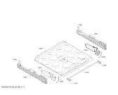 Схема №2 B84H42N5MC Mega SHH 8445 N с изображением Направляющая для плиты (духовки) Bosch 10000391