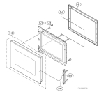 Схема №1 EMS26415W с изображением Фиксатор для микроволновой печи Electrolux 50283241003