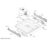 Схема №2 B46E74N0GB с изображением Панель управления для плиты (духовки) Bosch 00671579