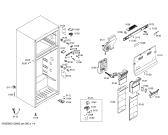 Схема №2 KDN36A00 с изображением Дверь для холодильной камеры Bosch 00245734