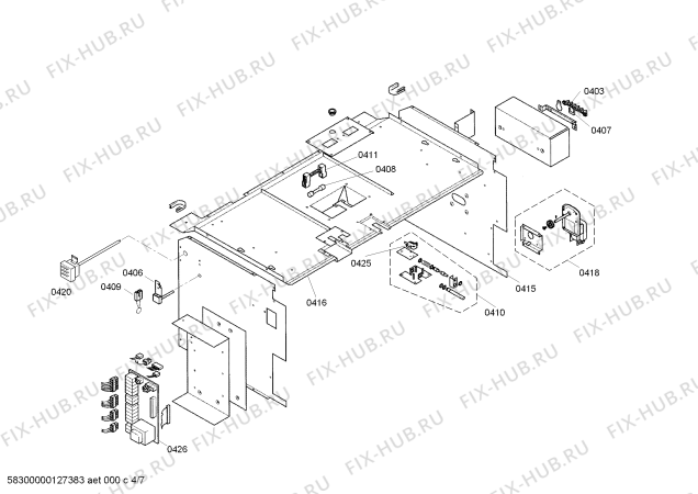 Схема №2 EB378610CD с изображением Стеклянная полка для плиты (духовки) Bosch 00292908