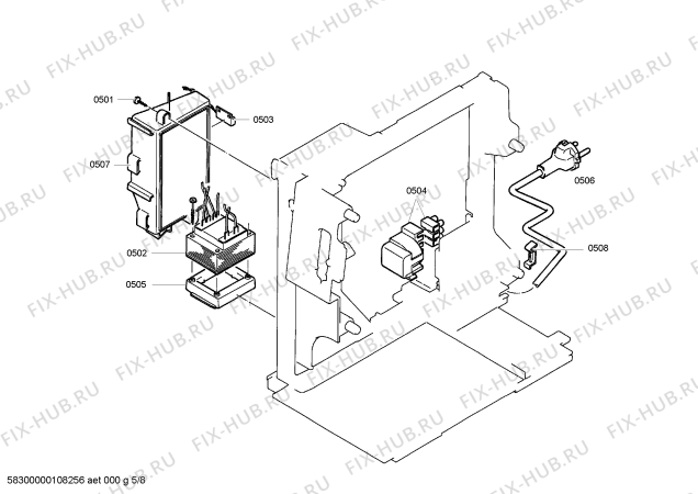 Схема №1 TK64001 Surpresso S40 с изображением Модуль управления для электрокофеварки Siemens 00491605