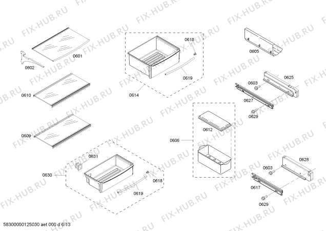 Схема №3 KBUIT4875E с изображением Мотор для посудомойки Bosch 00644136