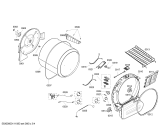 Схема №2 WTMC4300US Deluxe Electric Dryer с изображением Передняя часть корпуса для сушилки Bosch 00241110