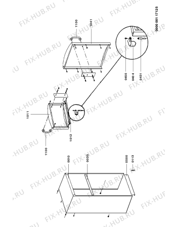 Схема №1 ART 676/IX/LH с изображением Шарнир для холодильной камеры Whirlpool 481241718844