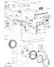 Схема №1 AWO 5246 с изображением Обшивка для стиралки Whirlpool 480111100119