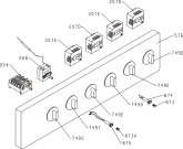 Схема №1 EC573E-1 (156147, E53T2-E2) с изображением Кнопка (ручка регулировки) для плиты (духовки) Gorenje 157436