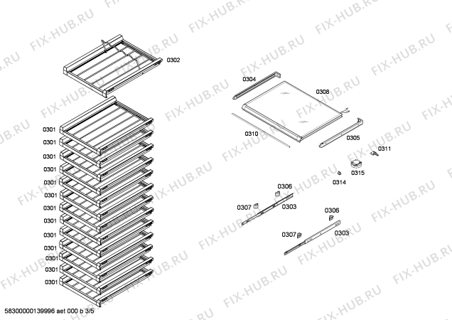 Схема №4 T18IW800SP с изображением Вентиляционная решетка для холодильника Bosch 00607112