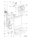 Схема №1 GSFH 3988 WS с изображением Табло для посудомоечной машины Whirlpool 481227658142