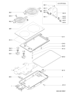 Схема №1 AKT315IX (F094808) с изображением Индикаторная лампа для плиты (духовки) Indesit C00379179