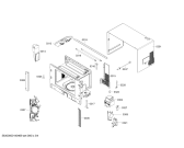 Схема №1 3WG458XD с изображением Дверь для электропечи Bosch 00686150