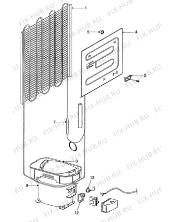 Взрыв-схема холодильника Rosenlew RJVL120FF - Схема узла C10 Cold, users manual