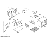 Схема №5 SEM302BS с изображением Ручка для плиты (духовки) Bosch 00144492