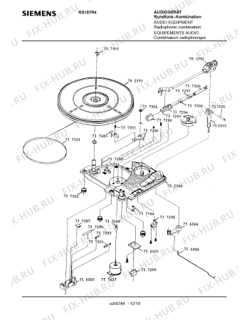 Схема №4 RS157R4 с изображением Сервисная инструкция для звукотехники Siemens 00535432