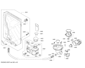 Схема №2 SMS40E82EU с изображением Передняя панель для посудомойки Bosch 00669315
