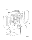 Схема №1 ADPY 0100 WH с изображением Обшивка для посудомоечной машины Whirlpool 480140102745