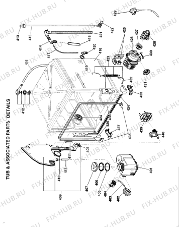 Схема №2 BF50B (F033561) с изображением Панель управления для посудомоечной машины Indesit C00211278