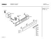 Схема №1 6AE9342 с изображением Панель для плиты (духовки) Bosch 00299177