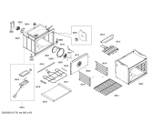 Схема №1 HES252U с изображением Лопасти вентилятора для электропечи Bosch 00491577