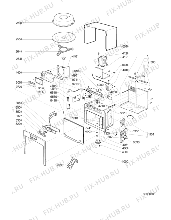 Схема №1 EMWD 3622/1 IN/UK с изображением Дверца для микроволновки Whirlpool 481241619505