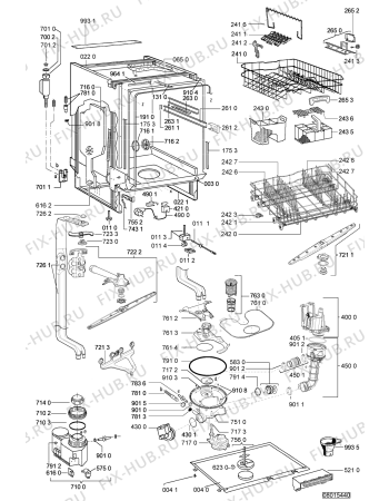 Схема №1 ADG 8910 IX с изображением Панель для посудомоечной машины Whirlpool 481245373677