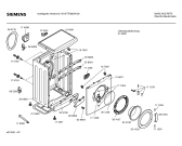 Схема №3 S1WTF3803A Siemens Avantgarde electronic с изображением Корпус для стиральной машины Siemens 00236283