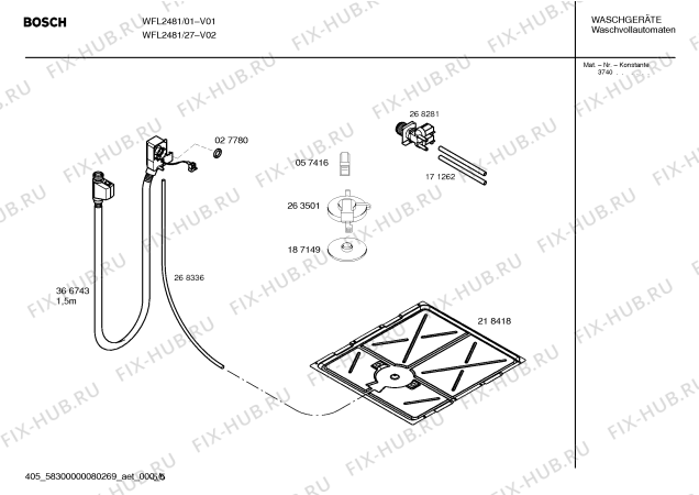 Схема №1 WFL2481 Maxx WFL 2481 с изображением Панель управления для стиралки Bosch 00437785