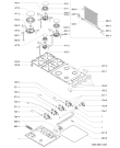 Схема №1 HB 530 WF 201.542.80 с изображением Затычка для плиты (духовки) Whirlpool 480121101098