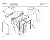Схема №1 SE26230FF с изображением Передняя панель для посудомоечной машины Siemens 00351098