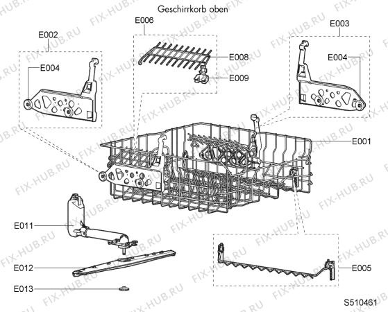 Схема №1 GS 4996 G/BL с изображением Обшивка для посудомойки Whirlpool 481244010385