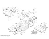 Схема №1 HBL765AUC с изображением Крышка для холодильной камеры Bosch 00243188