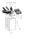 Схема №1 DW97AU с изображением Шланг (трубка) для посудомойки DELONGHI DAU1590183
