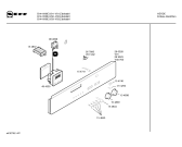 Схема №2 B1442N0FG с изображением Панель управления для плиты (духовки) Bosch 00299323