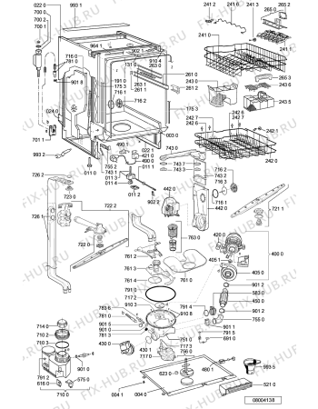 Схема №1 GSIP 6798/2 IN с изображением Блок управления для посудомоечной машины Whirlpool 481221479514