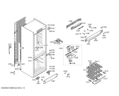 Схема №1 KGS36X80 с изображением Дверь для холодильника Bosch 00244455