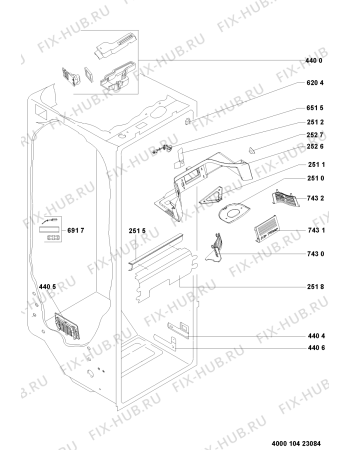 Схема №1 MSZ 902 (UK) с изображением Дверца для холодильной камеры Whirlpool 481010410650