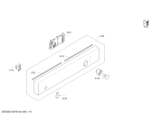 Схема №2 SKSCYE12SK с изображением Передняя панель для электропосудомоечной машины Bosch 00708233