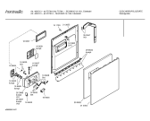 Схема №1 SE2HNA5 Art. 409/513 с изображением Вкладыш в панель для электропосудомоечной машины Bosch 00356820
