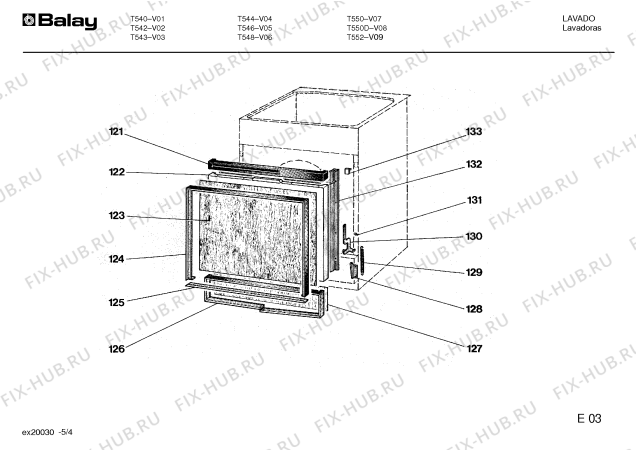 Схема №2 T546 с изображением Манжета для стиральной машины Bosch 00281123