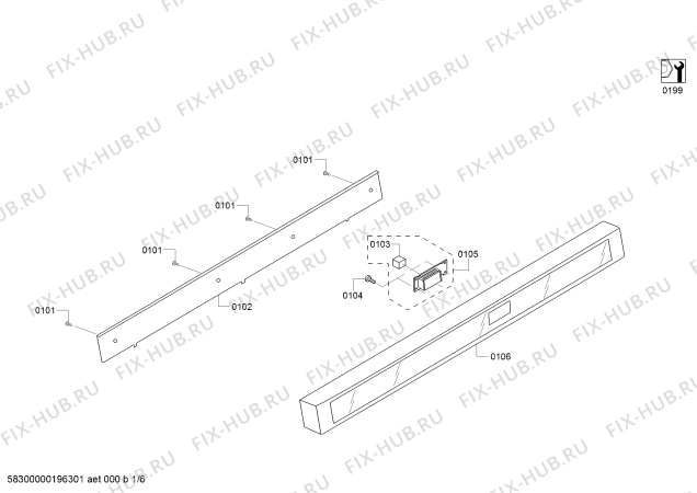 Схема №3 MD30RS с изображением Накладка для сушилки Bosch 00626186