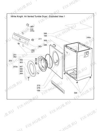 Схема №1 03124321500B-C4317 с изображением Электромотор Whirlpool 481940449026