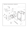 Схема №1 0312 42A 15331-C42AS с изображением Клавиша для сушилки Whirlpool 480112101139