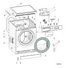 Схема №2 WMSD7125BCIS (F080238) с изображением Декоративная панель для стиральной машины Indesit C00295955